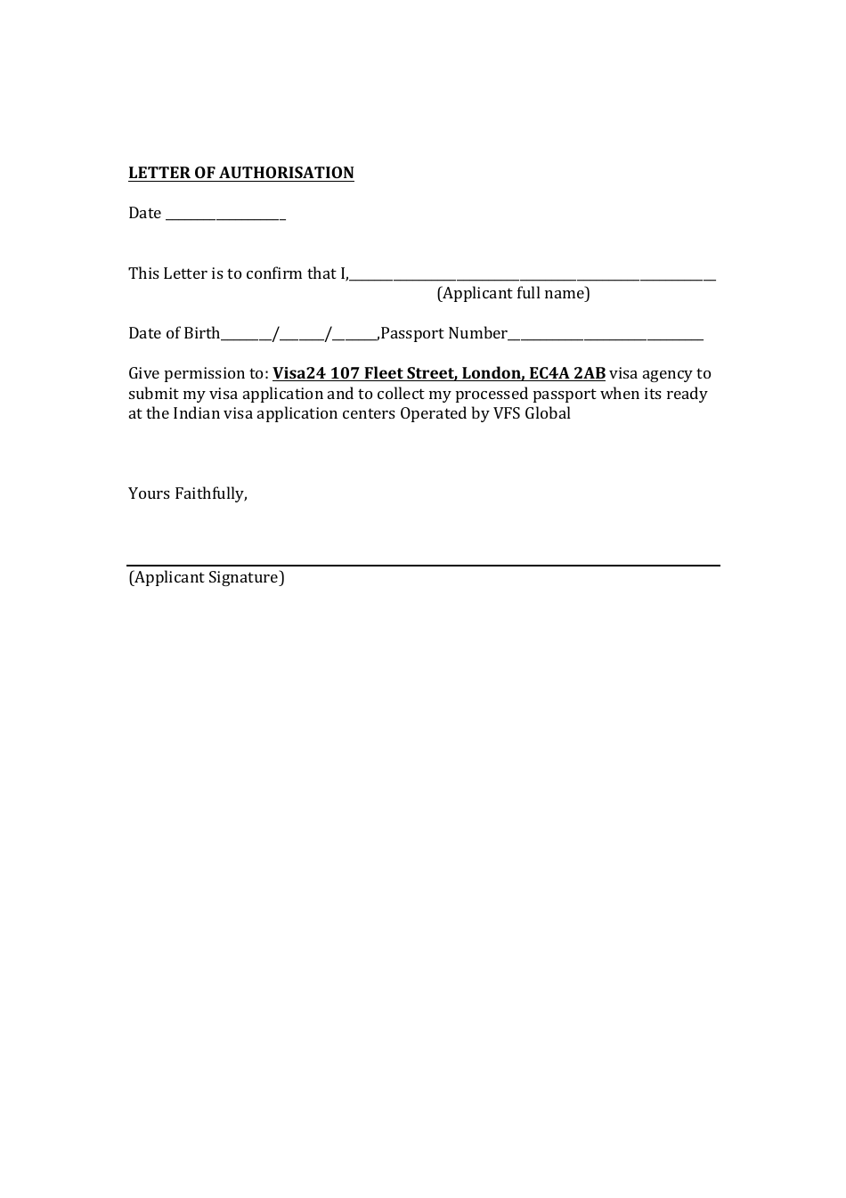 United Kingdom Indian Visa Application Form - High Commission of India ...