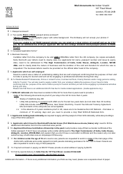 Indian Visa Application Form - High Commission of India, London, Uk - United Kingdom, Page 6