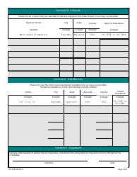 Form DS-5520 &quot;Supplemental Questionnaire to Determine Identity for a U.S. Passport&quot;, Page 3