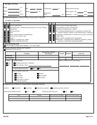 Form DS-3026 Medical History and Physical Examination Worksheet, Page 2