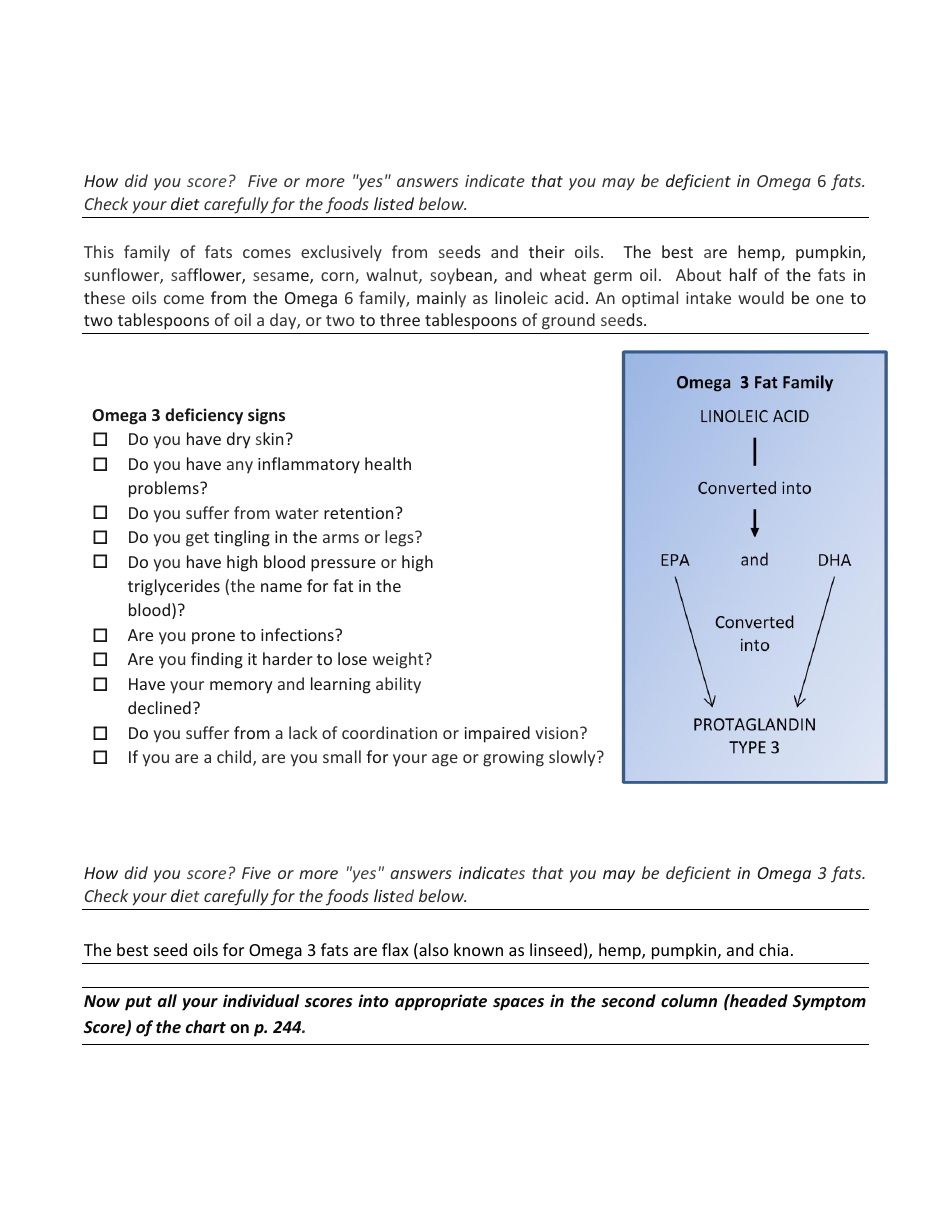 Optimum Nutrition Questionnaire Template, Page 4
