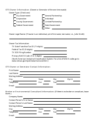 Form TCEQ-0757 &quot;One-Time Shipment Request for Texas Waste Code (Ots) (For Shipments of Hazardous and/or Class 1 Waste From a Nonregistered or Inactive Generator)&quot; - Texas, Page 2