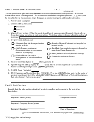 Form TCEQ-0757 &quot;One-Time Shipment Request for Texas Waste Code (Ots) (For Shipments of Hazardous and/or Class 1 Waste From a Nonregistered or Inactive Generator)&quot; - Texas, Page 3