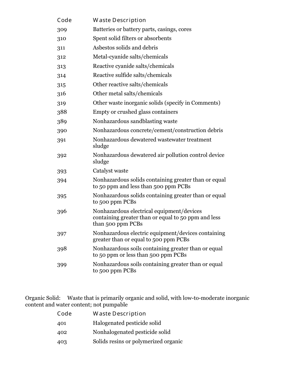 Form TCEQ-0757 One-Time Shipment Request for Texas Waste Code (Ots) (For Shipments of Hazardous and / or Class 1 Waste From a Nonregistered or Inactive Generator) - Texas, Page 7