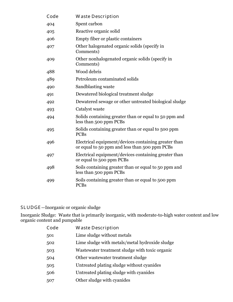 Form TCEQ-0757 One-Time Shipment Request for Texas Waste Code (Ots) (For Shipments of Hazardous and / or Class 1 Waste From a Nonregistered or Inactive Generator) - Texas, Page 8