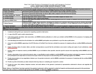 Local Assistance Mwbe Waiver Request Form - New York, Page 2