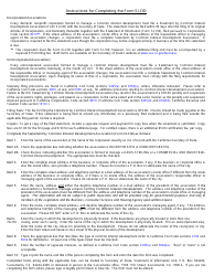 Form si-cid Statement by Common Interest Development Association - California, Page 2