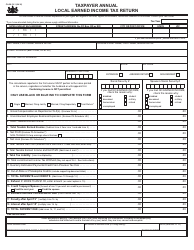 Form CLGS-32-1 &quot;Taxpayer Annual Local Earned Income Tax Return&quot; - Pennsylvania