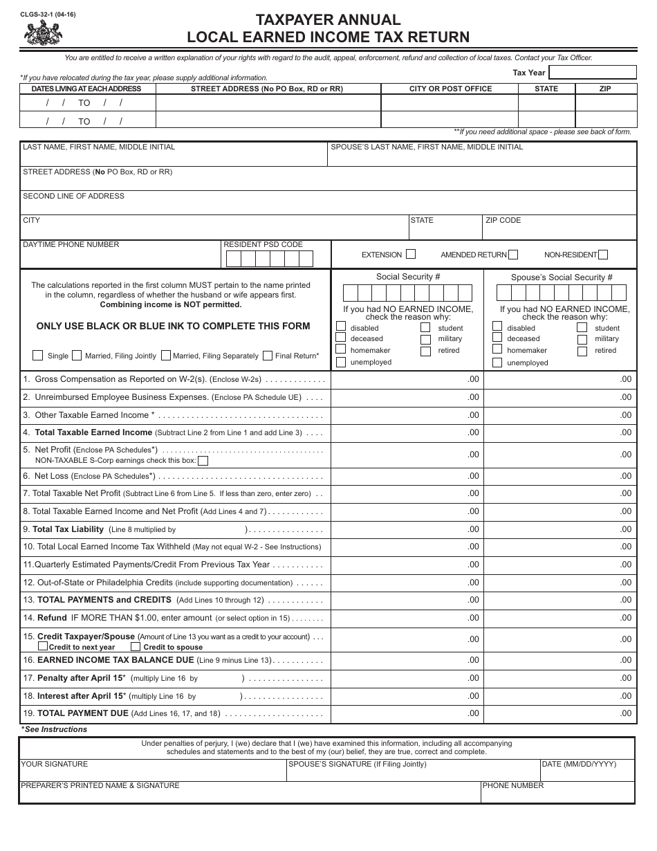 Pennsylvania Tax Forms, United States Tax Forms, Pennsylvania Legal Forms, ...
