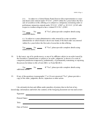 Form MLOE-1 Notice Claiming Maryland Limited Offering Exemption (Mloe) - Maryland, Page 6