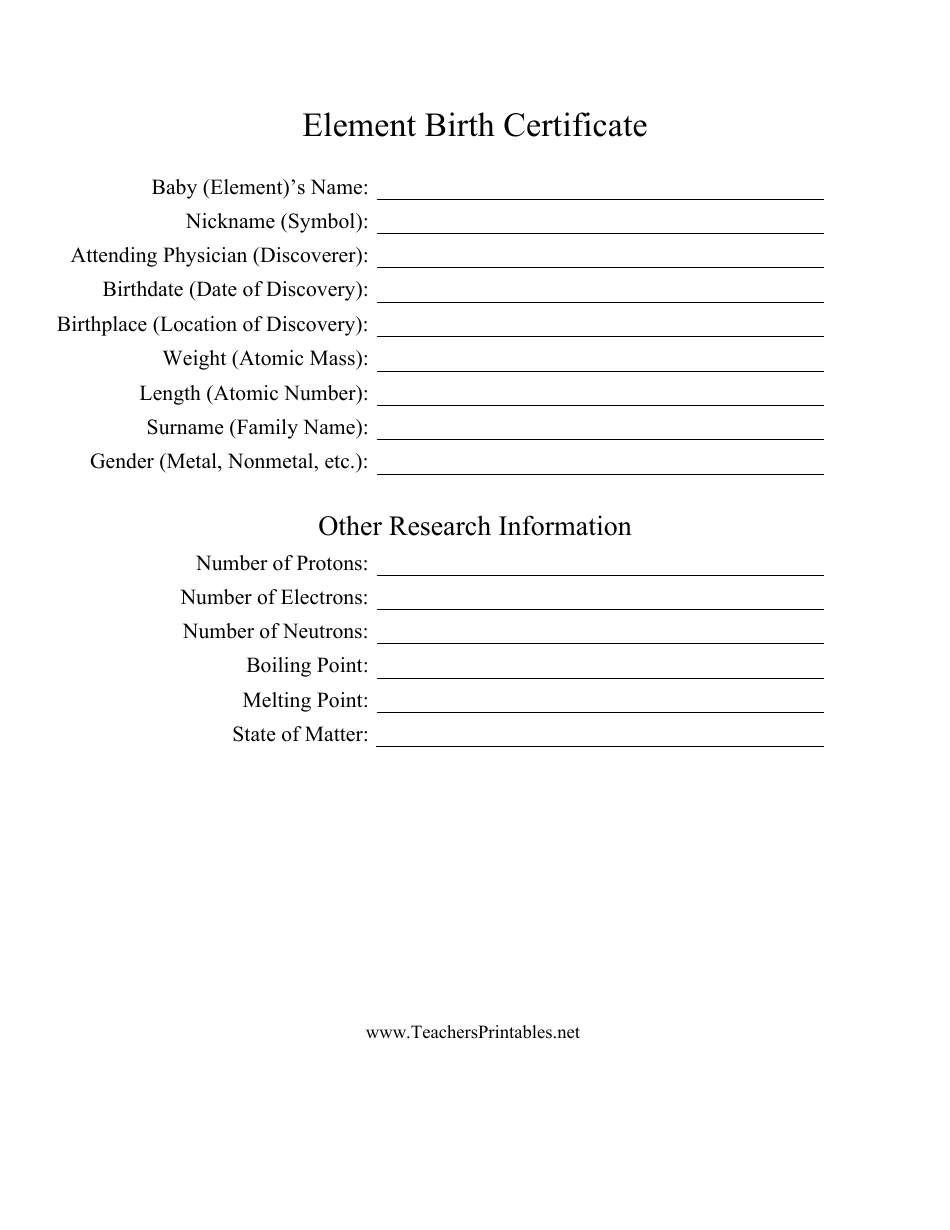 Element Birth Certificate Template Download Printable PDF Pertaining To Editable Birth Certificate Template