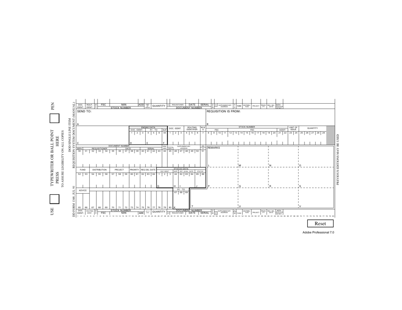 DD Form 1348 Download Fillable PDF, DoD Single Line Item Requisition