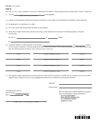 Form DTF-281 Survivor&#039;s Affidavit (Request for Refunds Under Section 1310 Scpa) - New York, Page 2