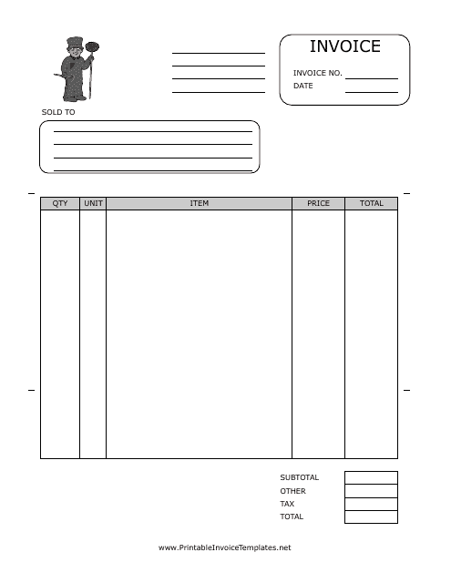 &quot;Chimneysweep Invoice Template&quot; Download Pdf