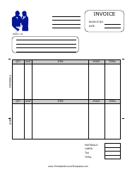 Document preview: Civil Engineer Invoice Template