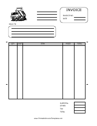 Document preview: Hauling Invoice Template - Dump Truck