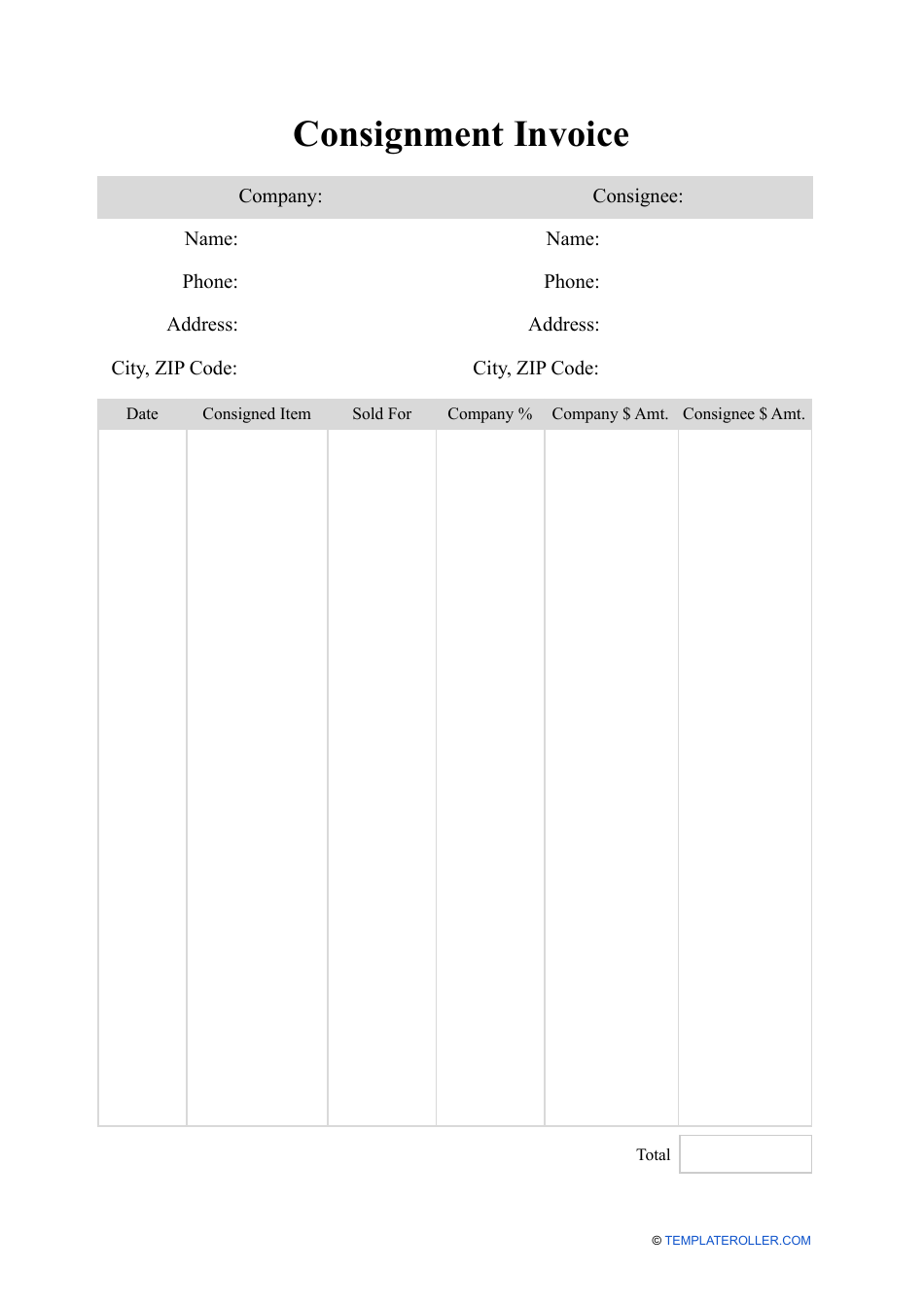 consignment invoice template download printable pdf dr reco