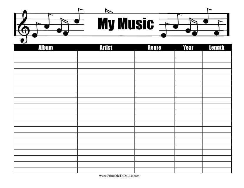 My Music Inventory Spreadsheet Download Pdf