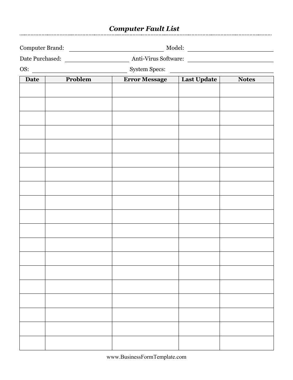 computer-fault-list-template-download-printable-pdf-templateroller