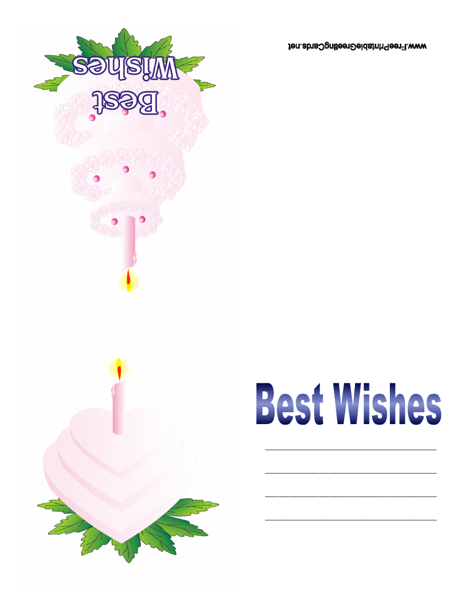 Best Wishes Greeting Card Template Download Printable Pdf Templateroller