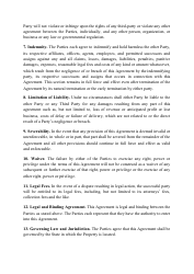 Property Management Agreement Template, Page 2