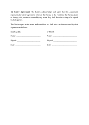 Property Management Agreement Template, Page 3