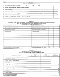 Net Profits License Fee Return Form - City of Springfield, Kentucky, Page 2