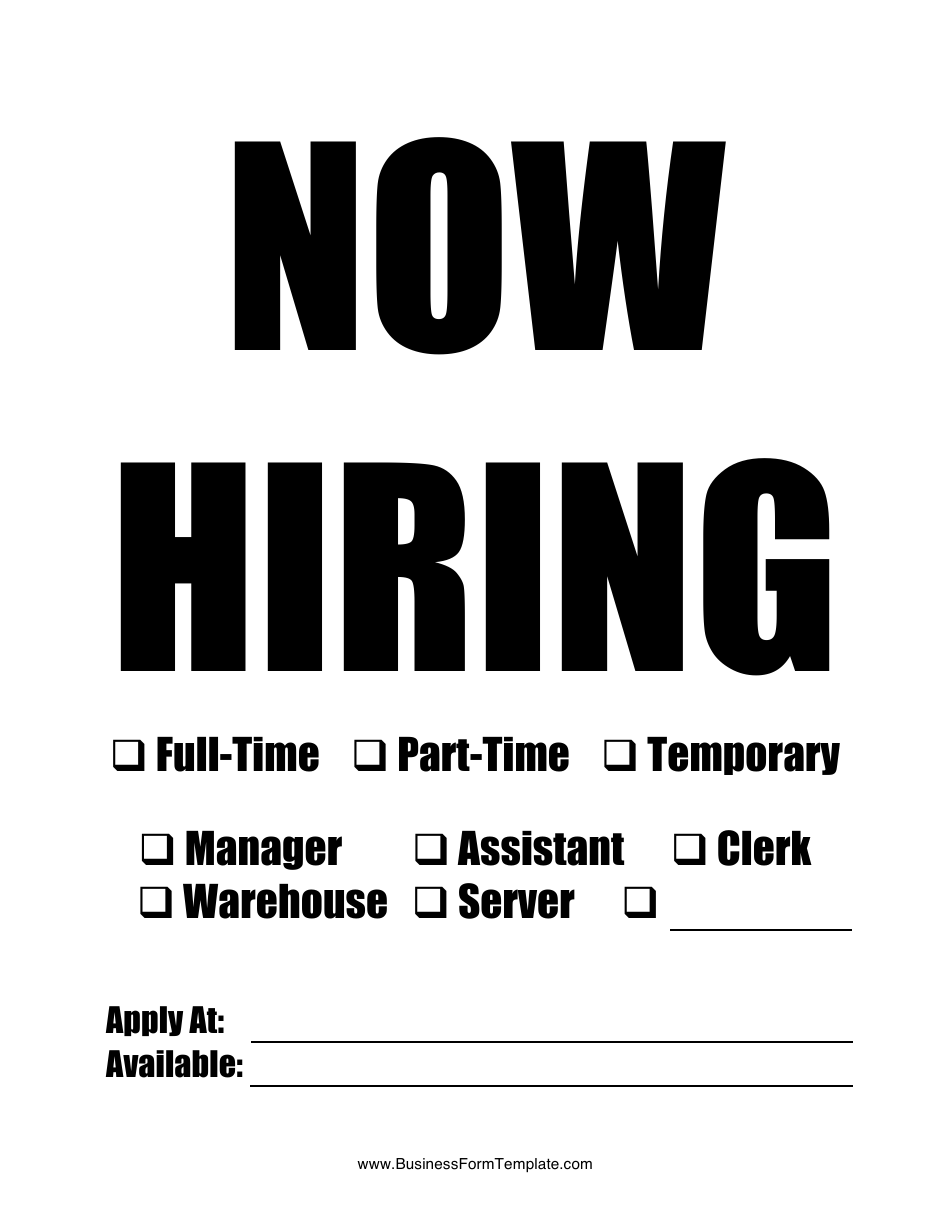 New Hire Announcement Sign Template Preview Image