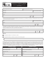 Document preview: Form R-1072 Manufacturer's Designation of Mandate - Louisiana