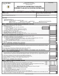 Form AS6042.1 &quot;Deduction for Contributions to Qualified Retirement Plans and Tax on Certain Contributions&quot; - Puerto Rico