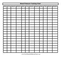 Document preview: Blood Pressure Tracking Spreadsheet Template