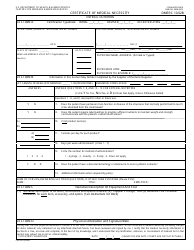 Form CMS-853 &quot;Certificate of Medical Necessity&quot;