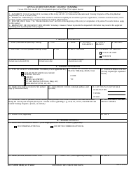 Document preview: DA Form 3838 Application for Short Course Training