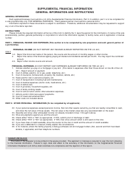 Form LIC-401a Supplemental Financial Information - California, Page 2