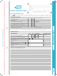 Patient History Form - Esph, Page 3