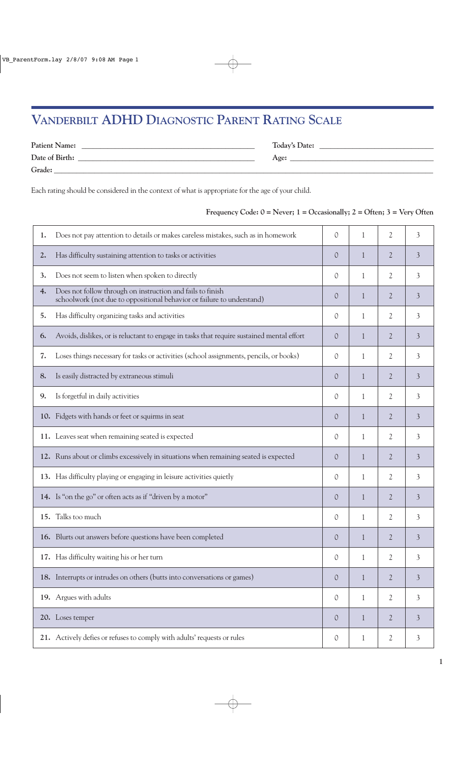 adhd-diagnostic-parent-rating-scale-form-vanderbilt-fill-out-sign