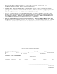 DMVA Form 2 Veterans Benefits Form - Bucks County, Pennsylvania, Page 2