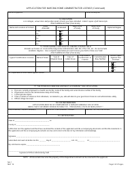 Form NH-1 Application for Nursing Home Administrator License - New Jersey, Page 2