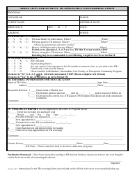 Maryland Addiction Treatment Tb Assessment/Referral Form Download ...