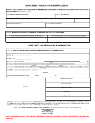 Application for Certified Copy of Birth or Death Certificate - Denton County, Texas, Page 2