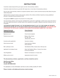 Form HHS-81 Application for Amendment - Nebraska, Page 2