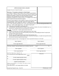 Document preview: Form 551 Open Range Disclosure - Nevada