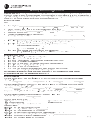Domiciliary Reclassification Application Form - Tidewater Community College - Virginia
