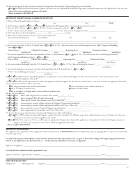 Domiciliary Reclassification Application Form - Tidewater Community College - Virginia, Page 2