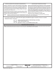 NASA ARC Form 277D Maintenance Report, Page 2