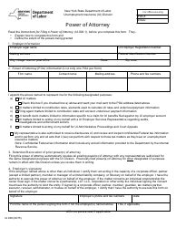Document preview: Form IA900 Power of Attorney - New York