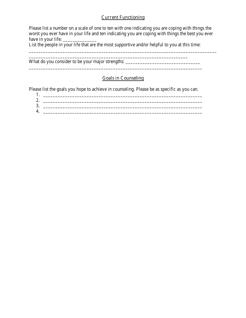 Client Intake Form Rose Counseling Fill Out Sign Online And Download Pdf Templateroller