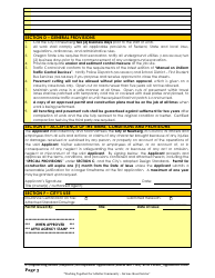 Application to Perform Subsurface Work in the Public Right-Of-Way - Newberg, Oregon, Page 2
