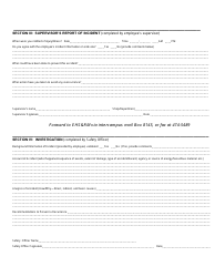 Accident/Incident Report Form - University of Alaska Fairbanks, Page 2