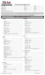 &quot;Inventory and Condition Form - Texas Apartment Association&quot; - Texas